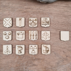 13 schildjes van de apostelen